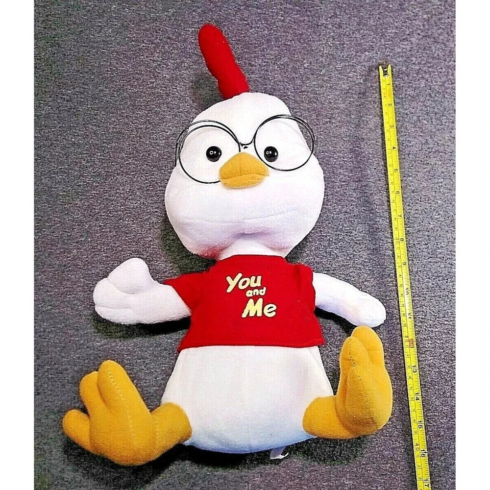 Chick With Glasses Red Shirt Plush